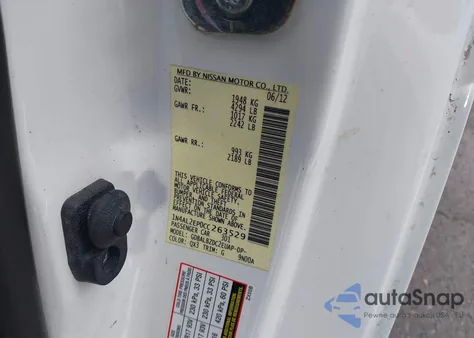 2012 Nissan Altima 2.5 S из США, поврежденный, VIN 1N4AL2EP0CC263529